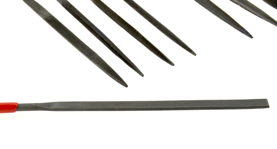 12-Piece Dipped Handle Premium Quality Needle File set (3mmX140mm)