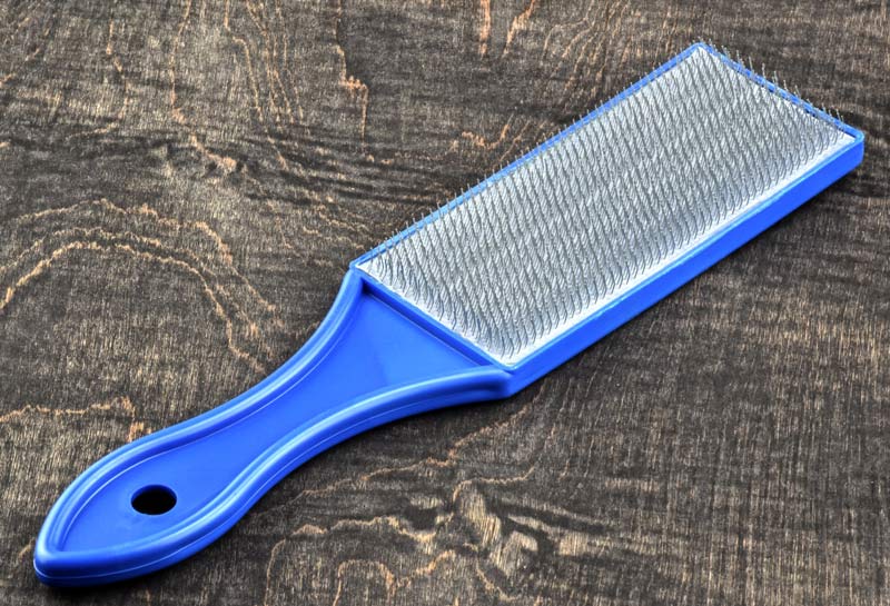 4.5" x 2" Plastic Handle File Cleaning Brush