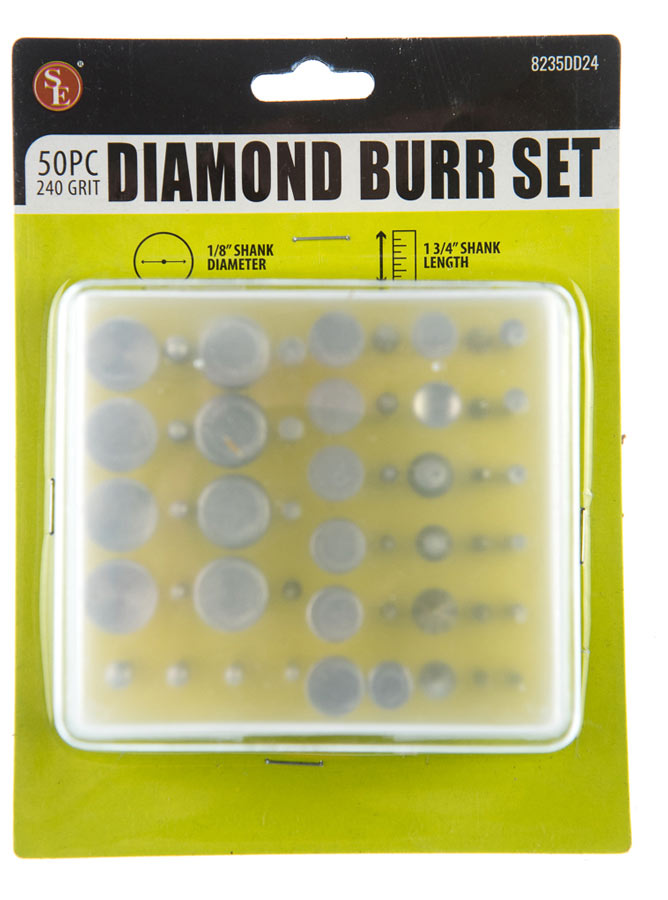 Assorted Diamond Burr Set