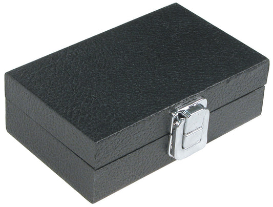 Metal Clasps Lid Cases — D. 14 3/4 x 8 1/4 x 2 1/8" (37.5 x 21 x 5.5cm) — Solid Top