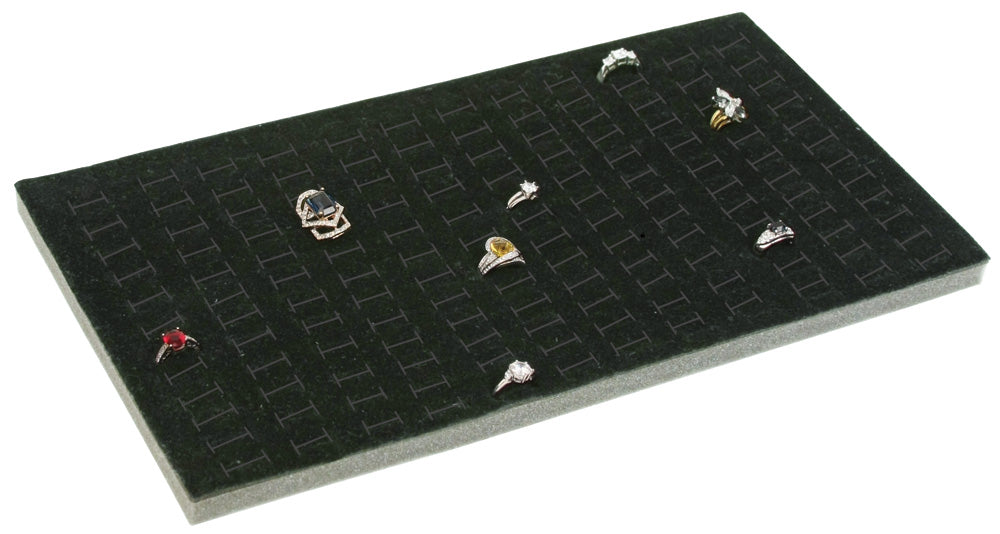 Economy Ring Foams — 144-Ring Slots — 14 1/8 x 7 5/8" (360 x 195mm) — Black