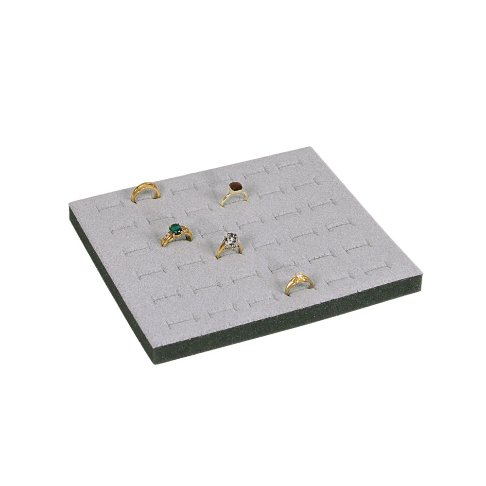 Deluxe Ring Foams — 36-Ring Slots — 7 3/4 x 6 3/4" (197 x 170mm) — Grey