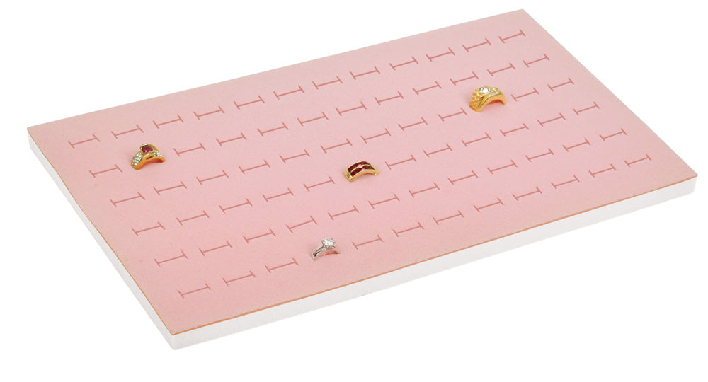 Economy Ring Foams — 72-Ring Slots — 14 1/8 x 7 5/8" (360 x 195mm) — Pink