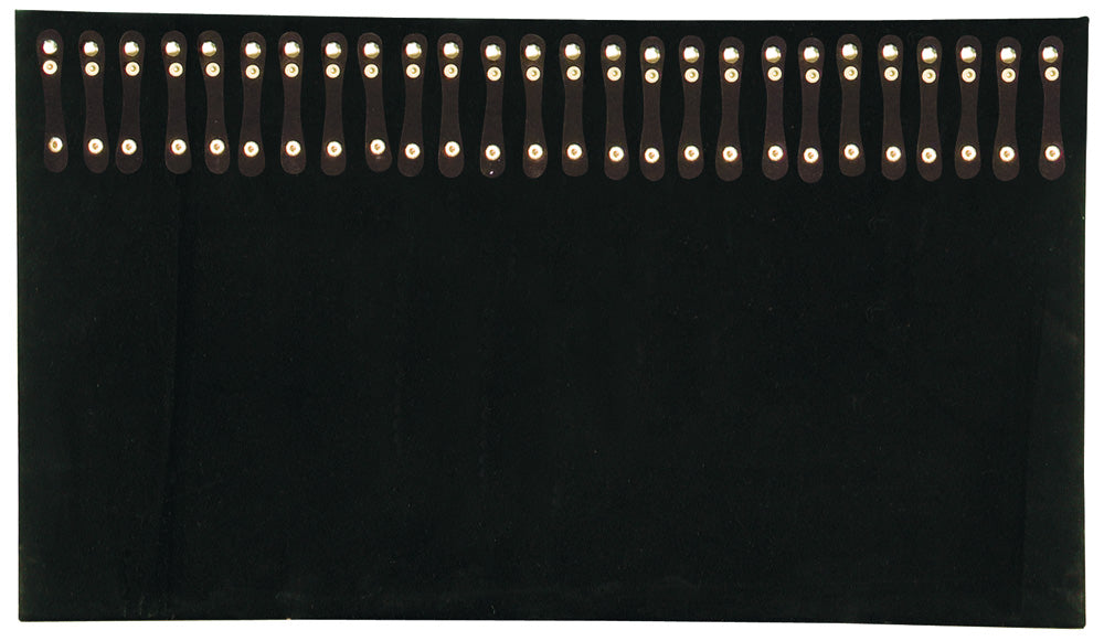 Large Display Pads — 29 1/2 x 16 3/4" (75 x 43cm) — 26 snaps (fits the 815-1 or 816 case) — Black Velvet