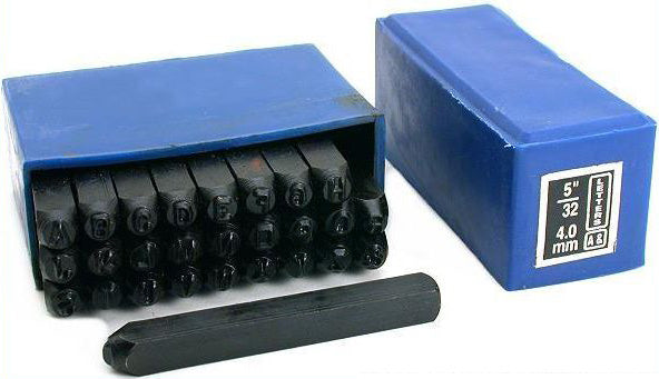 27Pc - Letter Punch Set, Box Color May Vary **