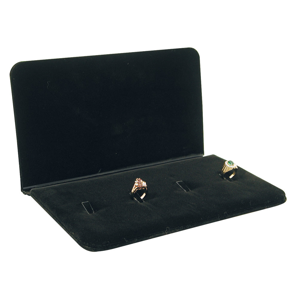 Ring Presentation Pad — All Black Velvet