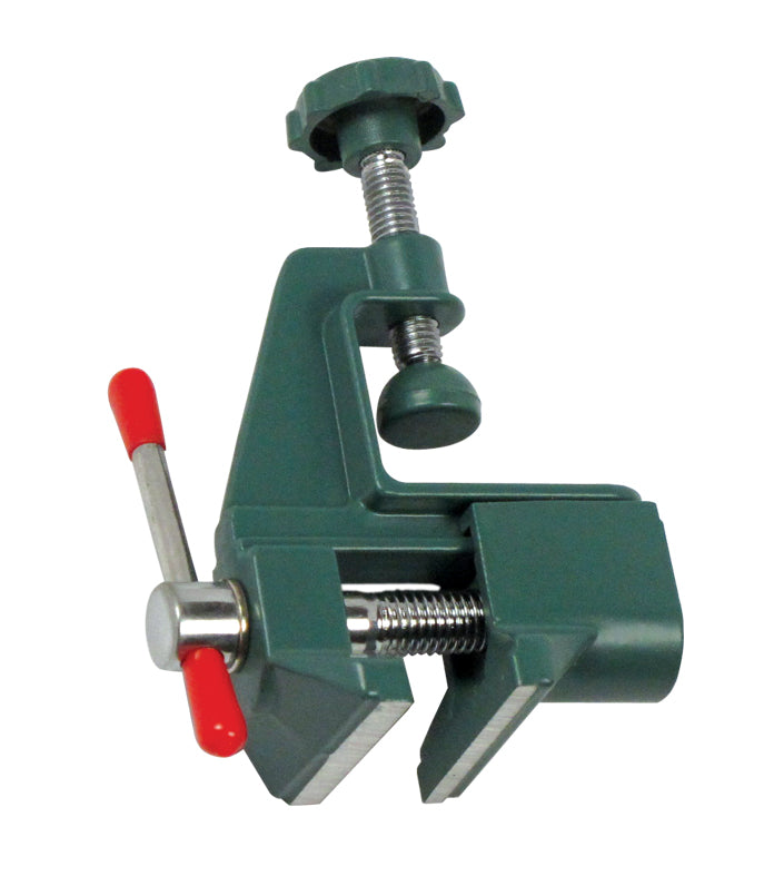 1-1/2" Mini Aluminum Table Vise, Jaw Opening 1 1/2", Jaw Width 1.1/4"