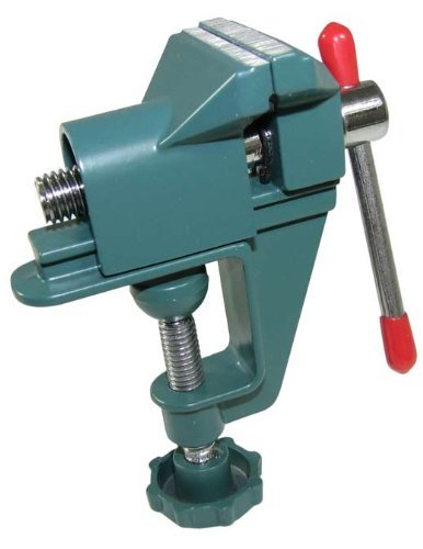 1-1/2" Mini Aluminum Table Vise, Jaw Opening 1 1/2", Jaw Width 1.1/4"