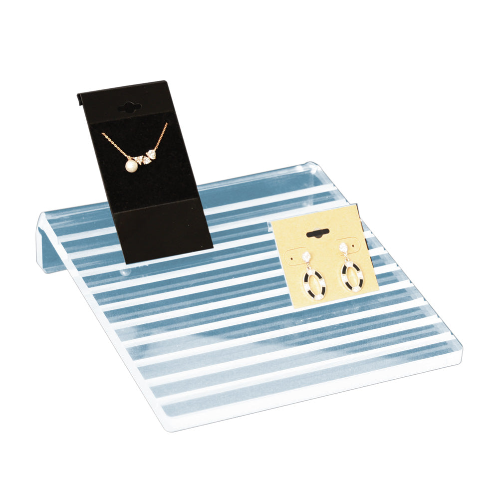 Clear Acrylic Card Stand — 6 1/2 x 7 3/8 x 1 5/8" H (164 x 187 x 41mm) — Clear