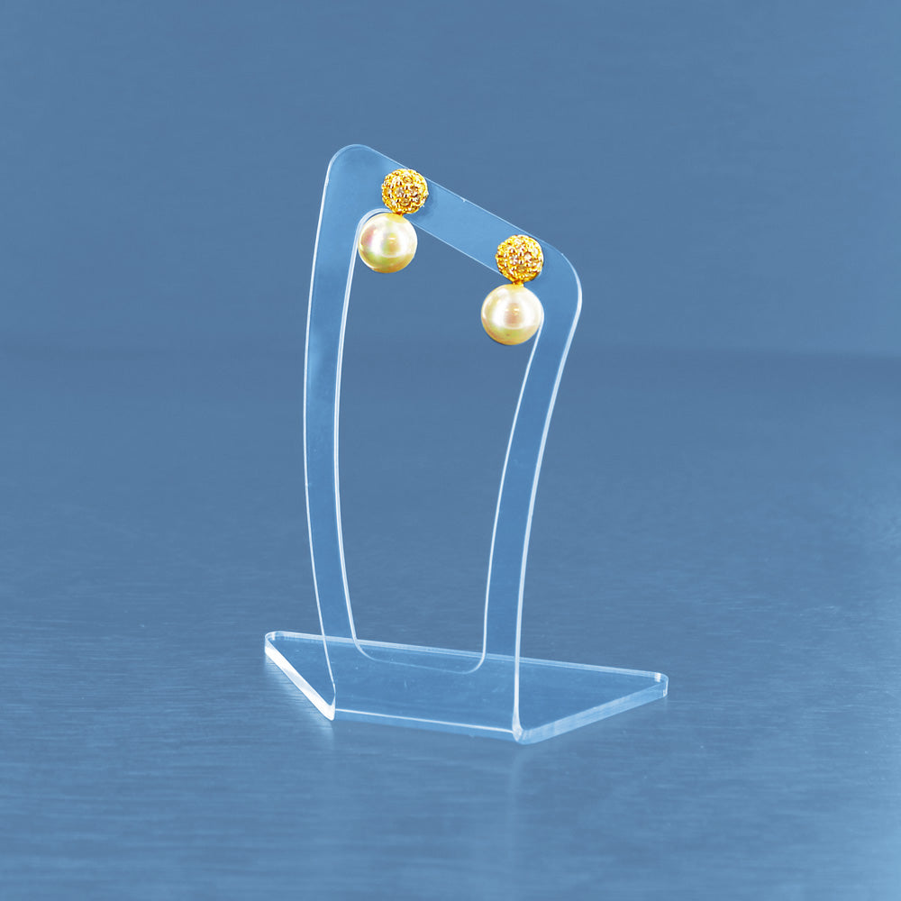 Acrylic Earring Stand — 1 3/4 x 3 1/2" H (44 x 89mm) — Clear
