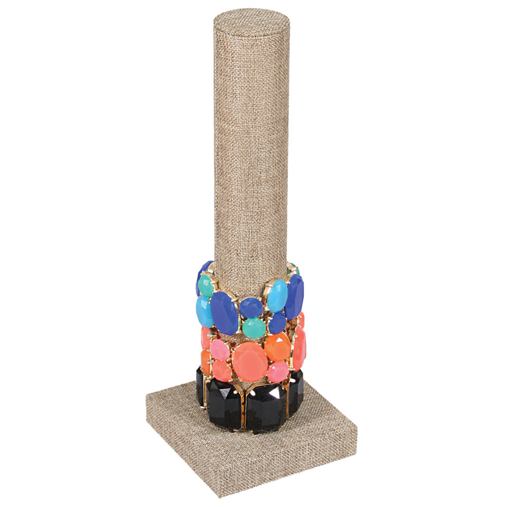 Vertical Bracelet Display — Burlap