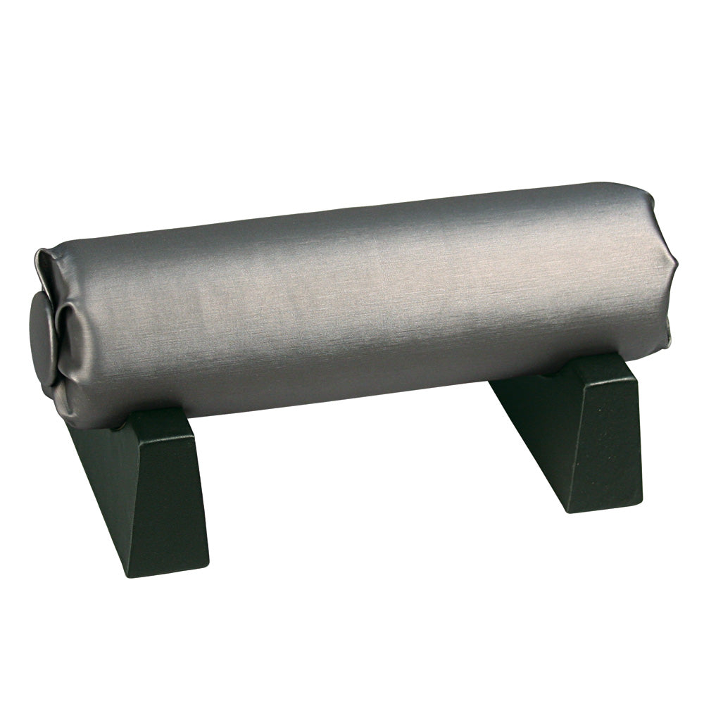 Bracelet Tube w/ Stand — Steel Grey Faux Leather w/ Black Base