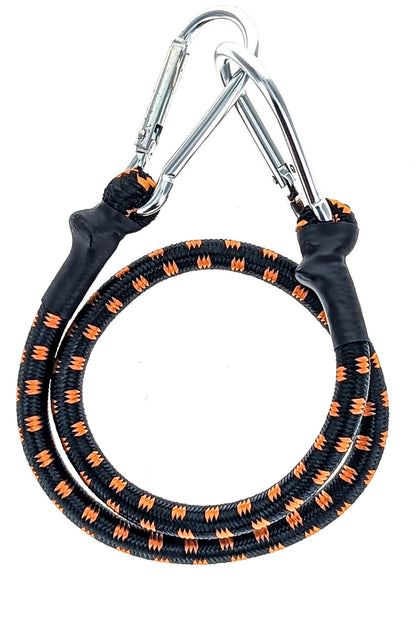 5-piece set of 18"/3/8"/10MM Bungee Cord with Carabineer