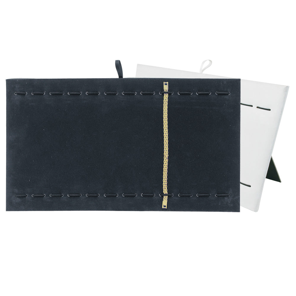 12-Section Bracelet/Watch Tray Pads — Pad — Black Velvet