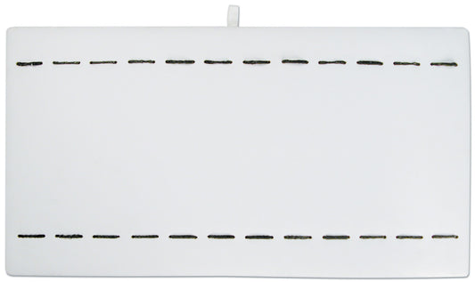 12-Section Bracelet/Watch Tray Pads — Pad — White Faux Leather
