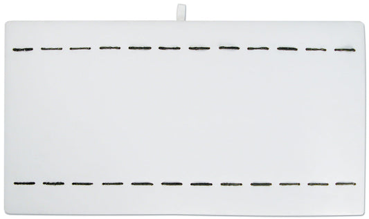 12-Section Bracelet/Watch Tray Pads — Pad With Easel — White Faux Leather
