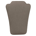Necklace Display with Easel — 4 1/2 x 5 1/2" H (A) — Steel Grey Faux Leather