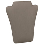 Necklace Display with Easel — 6 1/2 x 8" H — Steel Grey Faux Leather