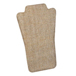 Necklace Display with Easel — 7 5/8 x 12 1/2" H — Burlap