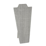 Necklace Display with Easel — 4 1/4 x 8 5/8" H — Grey Linen