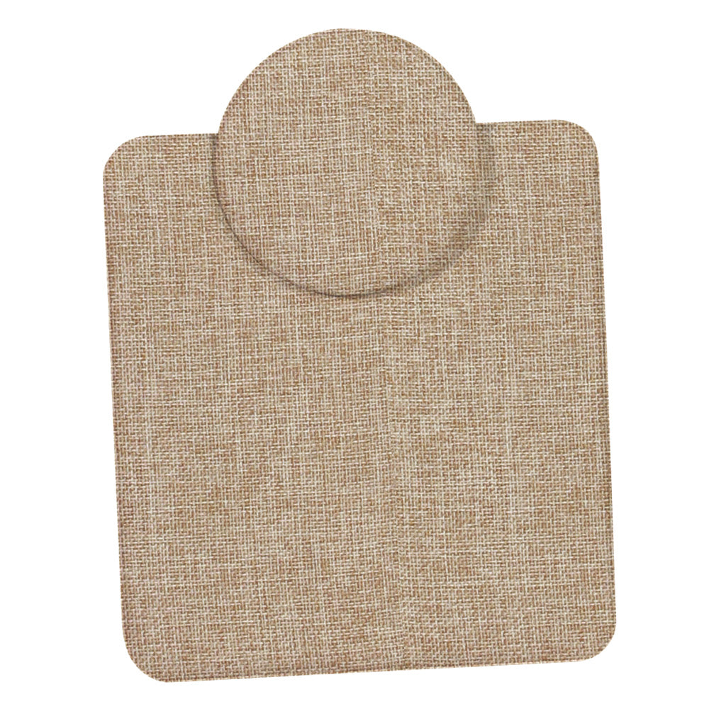 Foldable Necklace Display Stand — Large — Burlap