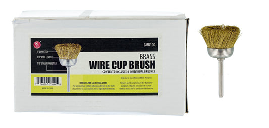 36 Pc Box- Wire Wheel and Brush