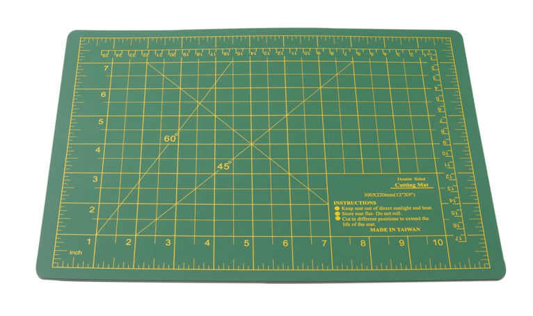 Self Healing Double Sided Green Cutting Mat - 3mm