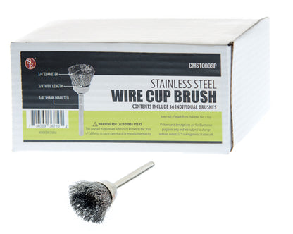 36 Pc Box- Wire Wheel and Brush