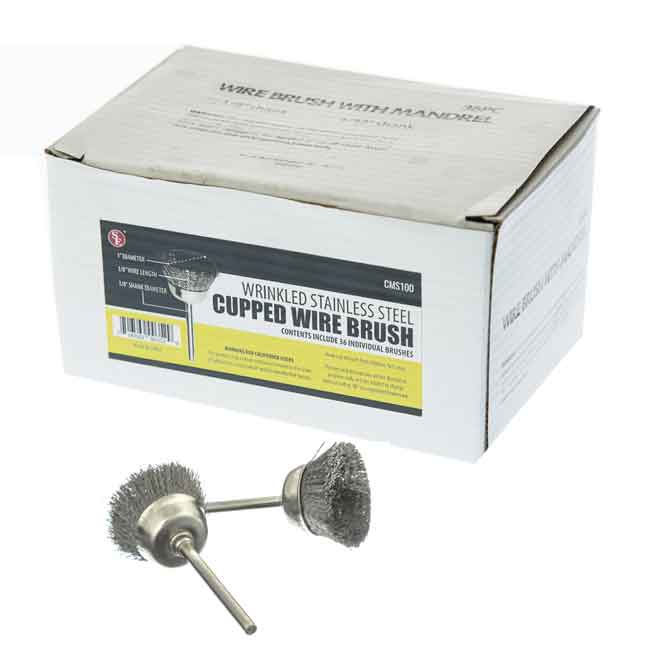 36 Pc Box- Wire Wheel and Brush