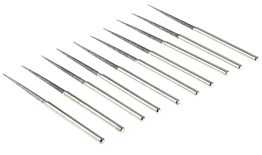 10 Pc Set - Tapered Diamond Bead Reamer With Diamond Coated Tips