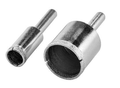 2-piece Diamond Hole Saw Set, Grit-80 (1/2" & 1" Dia)