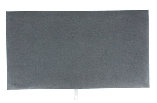 Special Materials Standard Tray Display Pads — Full Size Pad — 14 1/8 x 7 5/8" — Grey Faux Suede