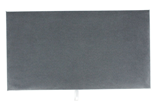 Special Materials Standard Tray Display Pads — Half Size Pad — 7 3/4 x 6 3/4" (197 x 170mm) — Grey Faux Suede