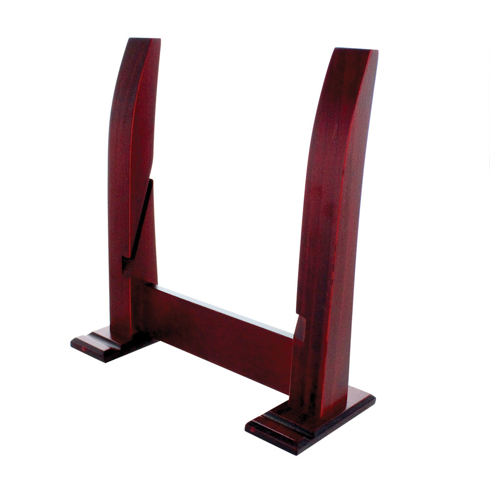 Wooden Display Stands — Rosewood Finish