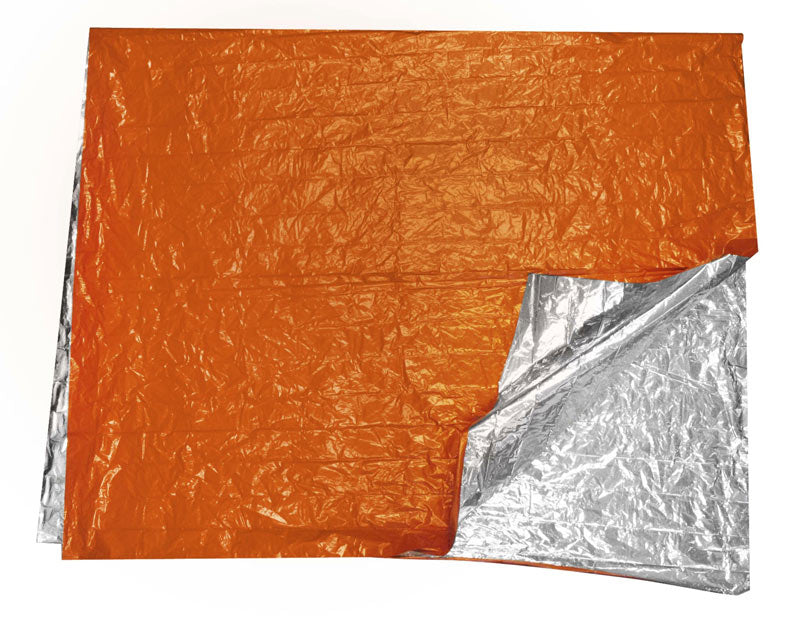 83"x 51" Heavy Duty Emergency Aluminized Blanket, Tear Resistant