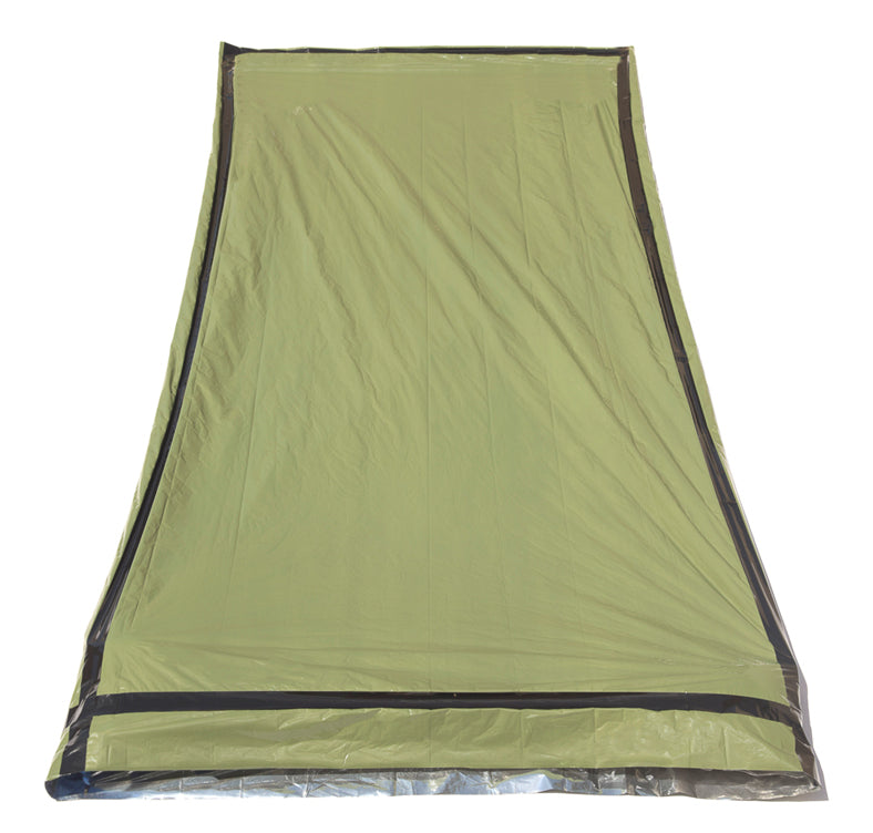 84" x 36" Bronze Heavy Duty Emergency Aluminized PE Sleeping Bag