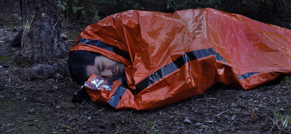 84" x 36" Bronze Heavy Duty Emergency Aluminized PE Sleeping Bag