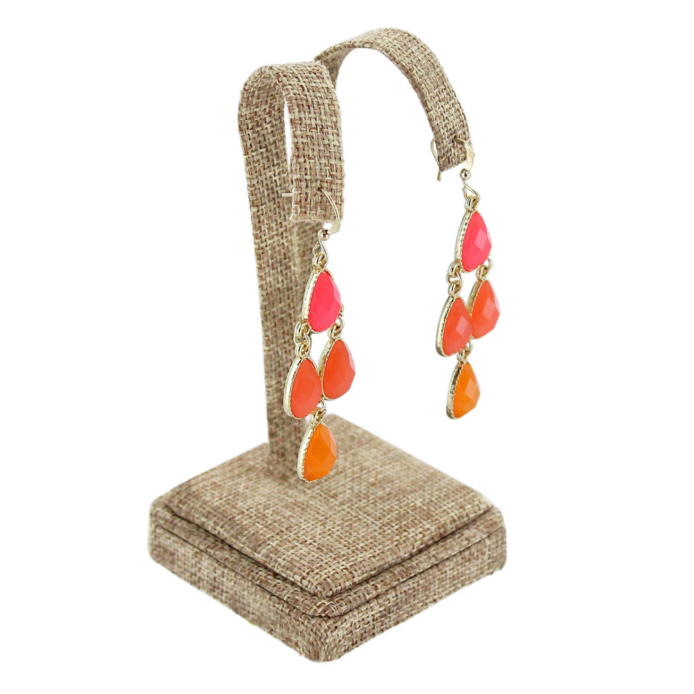 Earring Tree Stand — Burlap