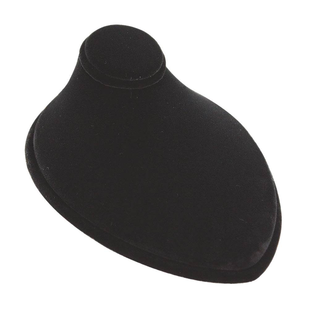 Small Lay-Down Bust — Black Velvet