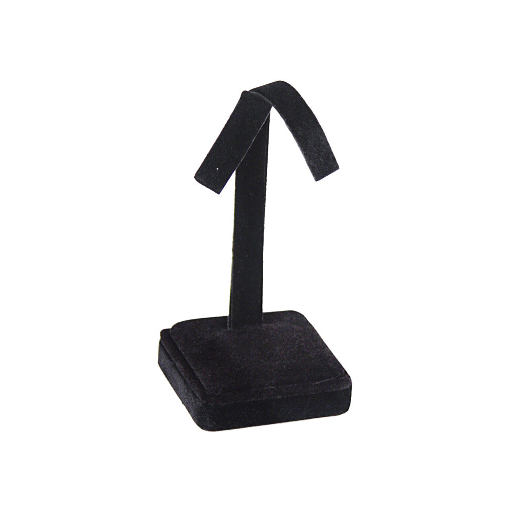 Black / White Earring Tree Stands — Earring — 4 1/4" H — Black Velvet