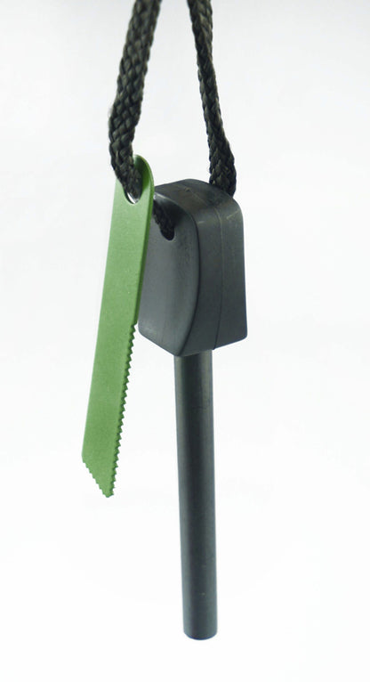 Jumbo Emergency Flint Fire Starter & Striker with Lanyard