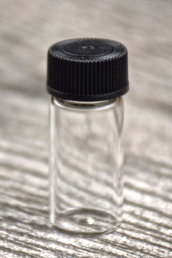 Clear Glass Vials for Gold Panning