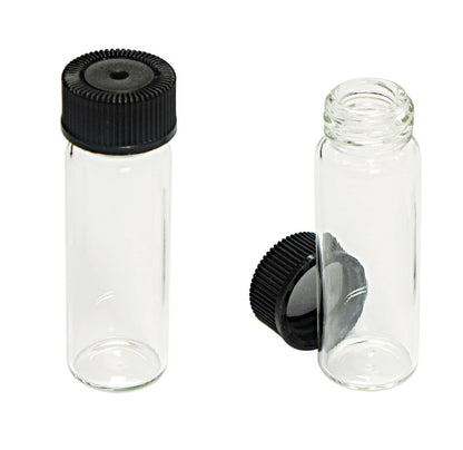 Clear Glass Vials for Gold Panning