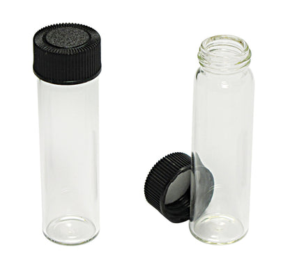 Clear Glass Vials for Gold Panning