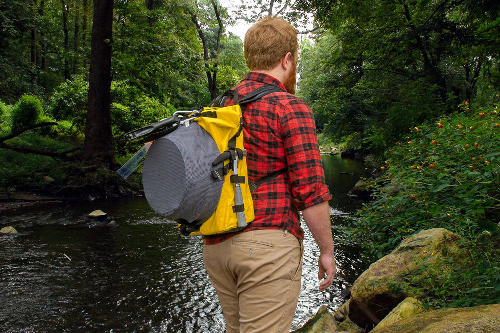 3Pc Set- Waterproof Gold Panning Backpack Kit,Includes-WaterProof Backpack,Sluice Box Neoprene Bag & Mesh Gold Pan Bag