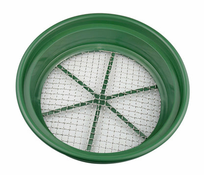 13-1/4" Mesh Stackable Sifting Pan, Gold Panning