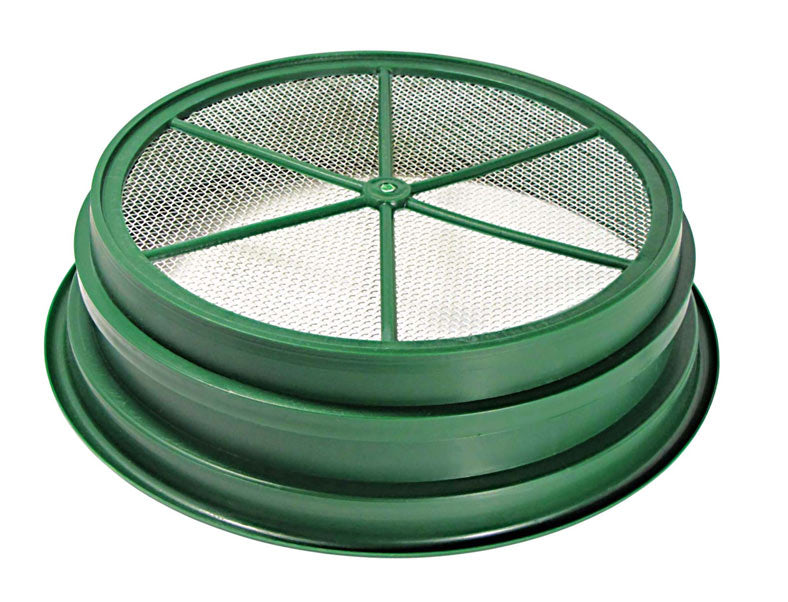 13-1/4" Mesh Stackable Sifting Pan, Gold Panning