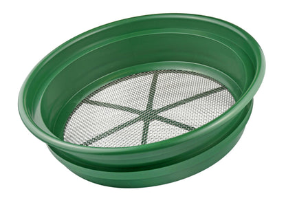 13-1/4" Mesh Stackable Sifting Pan, Gold Panning