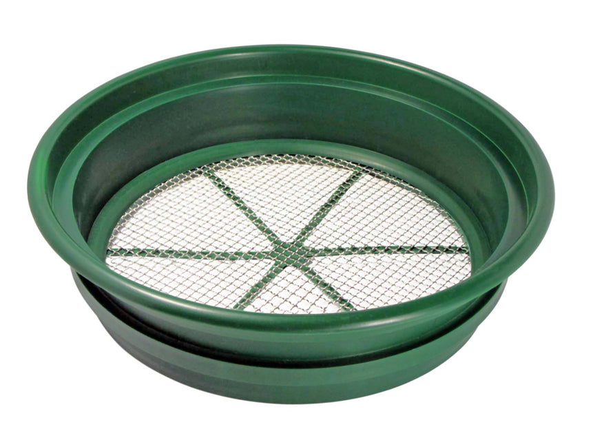 13-1/4" Mesh Stackable Sifting Pan, Gold Panning