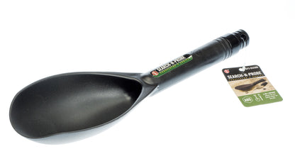 14" Black Scoop with Steel Probe in Handle, For Gold Panning/Gardening (Patent Pending)